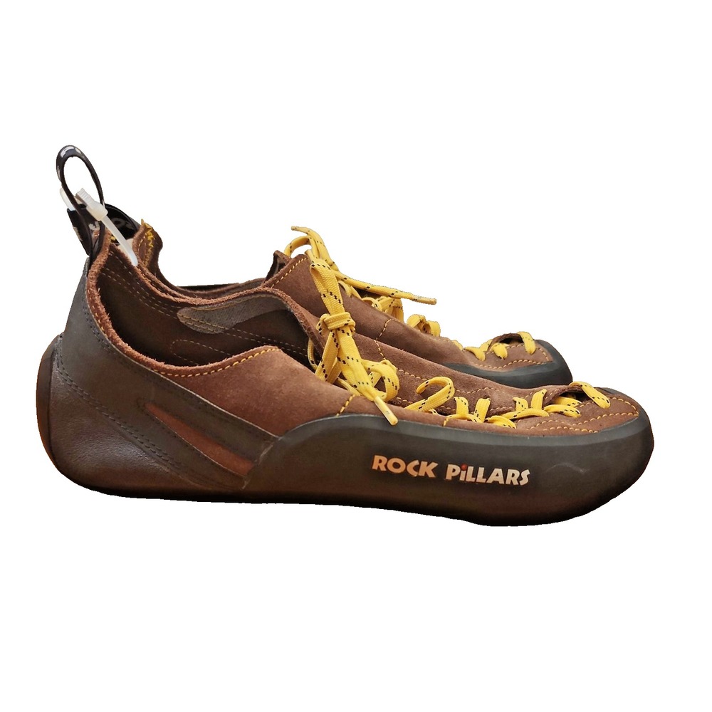 Vintage Rock Pillars Moab Go rock climbing shoes Men's US 9 Suede Browm athletic